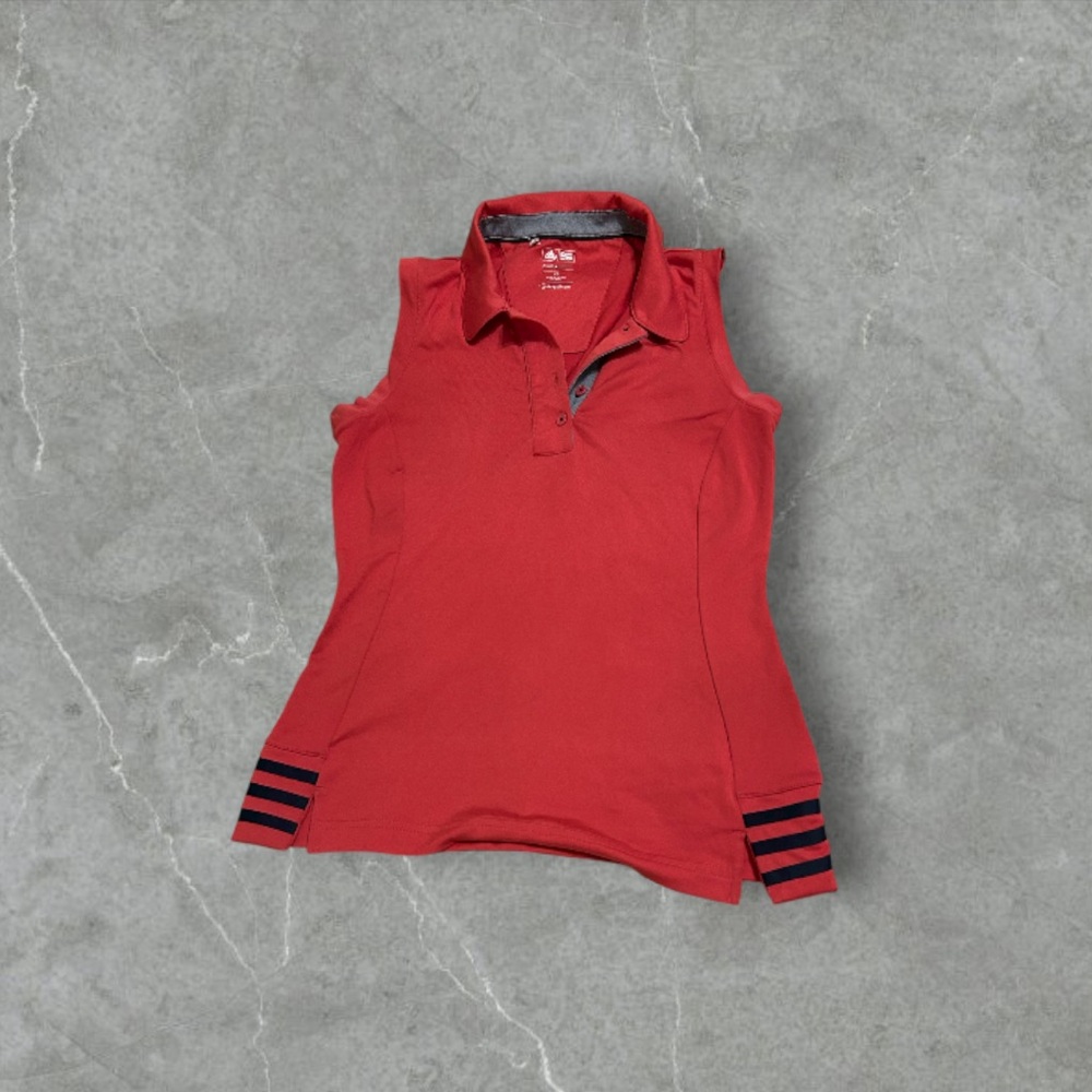 Adidas Golf Climacool Shirt X/Small Pink/Blue Sleeveless